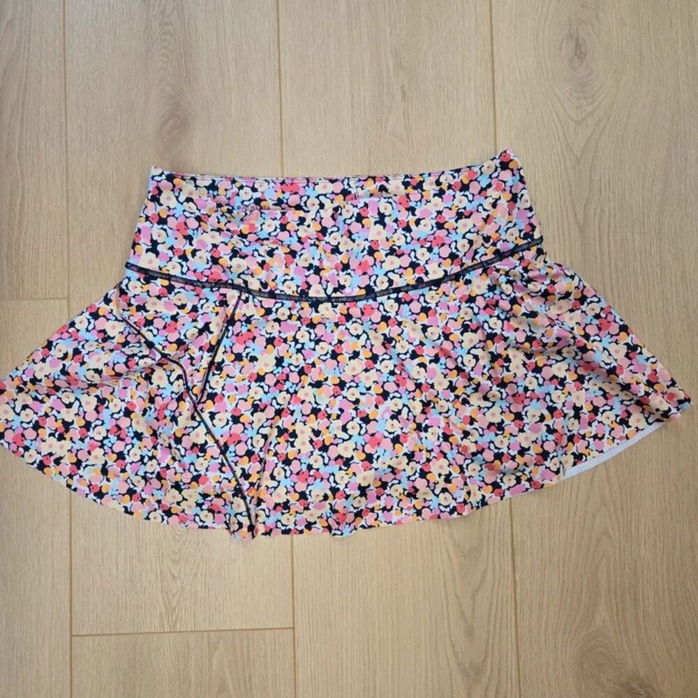 Athleta Floral Tennis Skort sz large NWOT